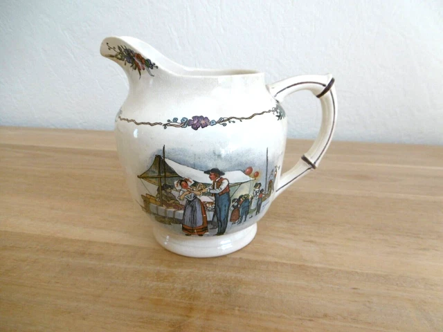 Ancienne Assiette en Faïence Obernai Sarreguemines - Vintage French Finds