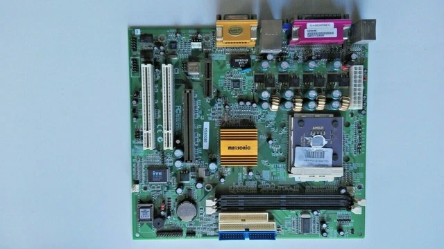 Lot Carte Mère ASUS A7V + Duron 800 + 3x256 Mo SDRAM - Socket A - Occasion