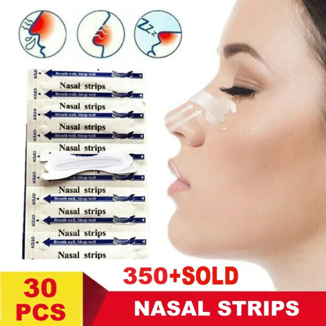 Nasal Strips Stop Snoring Better Breath  Easy Right Anti Snore Nose Strip Large