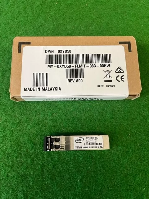 New Sealed Dell Intel 10GB 850nm 300m 10GBASE-SR SFP LC Transceiver Module XYD50