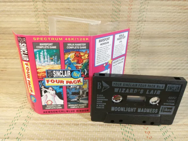 Your Sinclair No4 - Pack de quatre jeux complets - Cassette de jeu ZX Spectrum