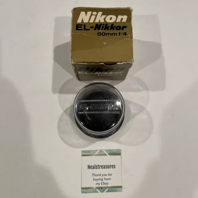 Nikon El Nikkor Enlarger Lens  50mm F4 Cp-2