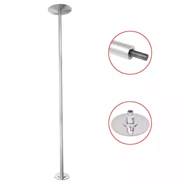 Barre Pole Dance Taille est extensible et réglable de 2,24 m à 2,75 m pour diff 2