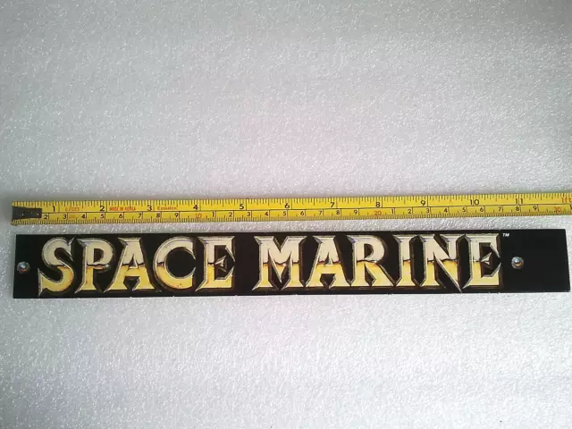 Genuine 1989 Epic 40k Space Marine Card Folder Incert - Warhammer 40,000 GW