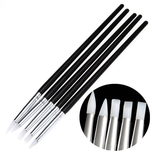 Modellazione polimerici fai da te argilla shaper scultura ceramica strumento nail art penna in silicone