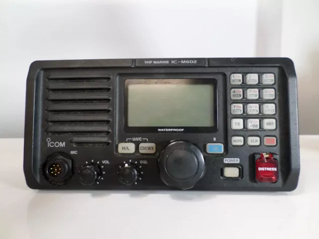 ICOM IC-M602 DSC Marine VHF Transceiver - Fully Tested