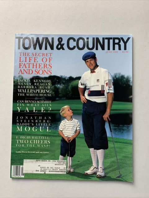 Town & Country Magazine June 1992 - Jackie Kennedy, Nancy Reagan