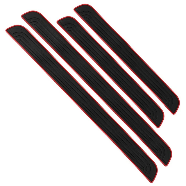 Protezioni Paraurti Angolari Adesive Per Auto &ndash; Antigraffio &ndash; 4 Pezzi (Scegli Colore: Rosso, Bianco, Nero, Blu)