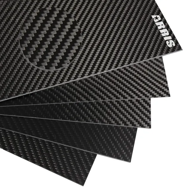 500x500x2mm 3k Carbon Fiber Sheet Panel Twill Weave Matte Finish