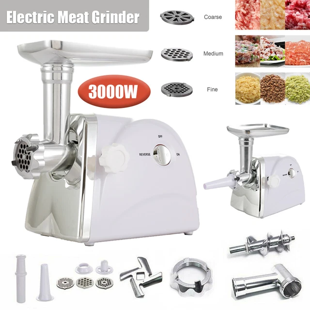 Home Commercial 3000W Electric Meat Grinder Sausage Maker Filler Mincer Stuffer
