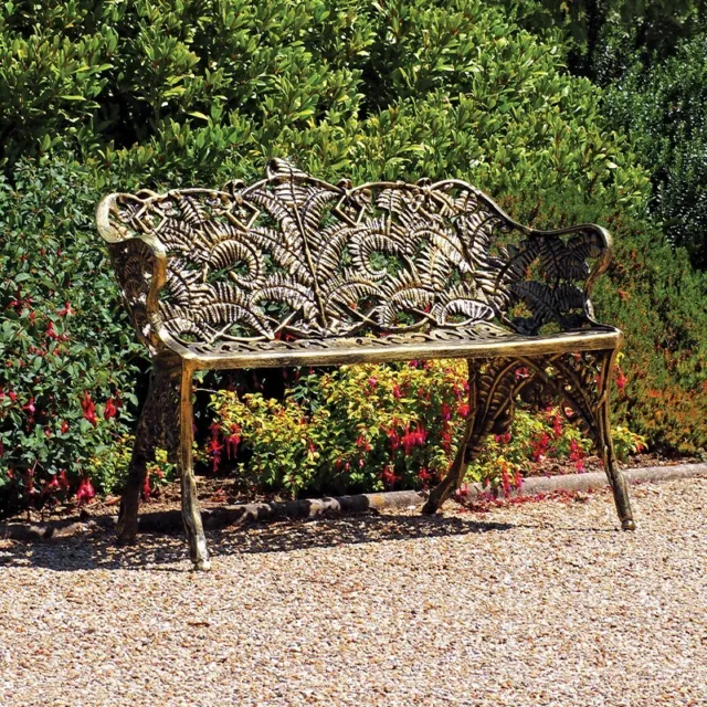 metal garden bench ...Eden garden bench cast aluminium
