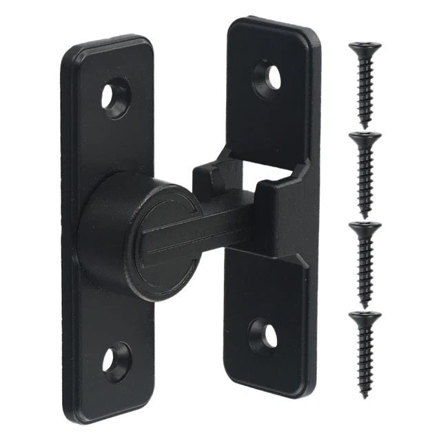 Barn Door Lock Heavy Duty Sliding Barn Door Latch Lock 90 Degree Gate Latch