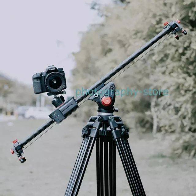 YELANGU L80RC Electric Camera Slider for DSLR Camera Motorized Carbon Fiber Rail 2