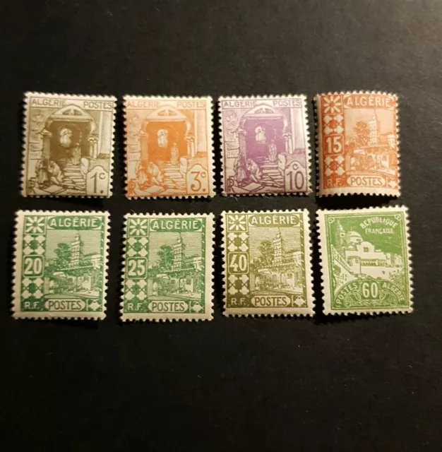 Briefmarke Frankreich Kolonie Algerien N° 34/ 36/38/39/ 40/42/45/48 Neu