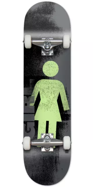 Girl Skateboards Complete Roller OG Logo Black Grey Green  Niels Bennett