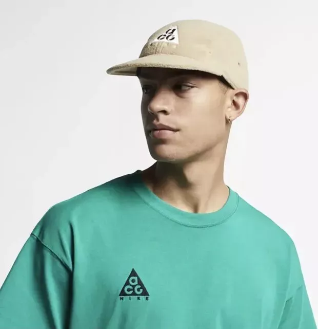 NIKE ACG AW84 Fleece Hat Cap Lucid Strapback 4 Panel Beige BV1050 297 39.95 PicClick UK