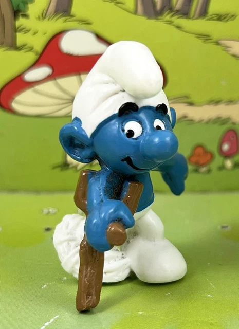 Figurine Schtroumpf Grimace – Résine Collectoys N°154 – Neuf En Boîte