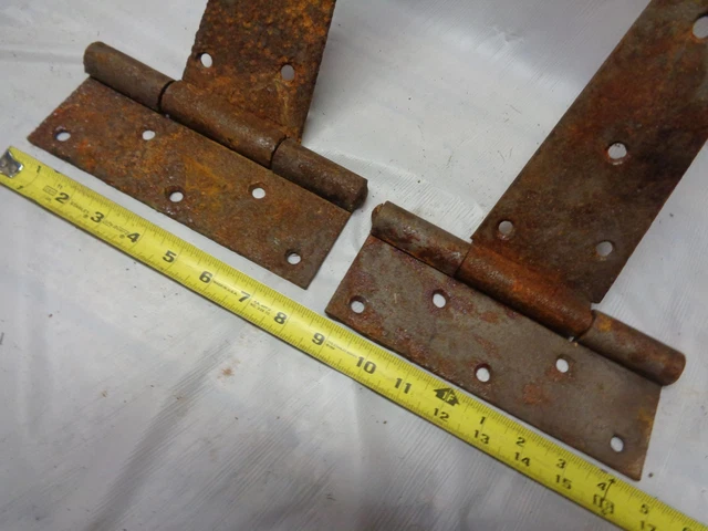 OAIR - Rusted16" Steel Tee Hinges (F1005-55) 3