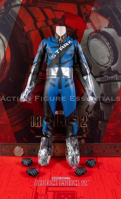 HOT TOYS IRON Man 2 Racing Suit Up Body Set Deluxe Version MMS600 1/6 ...