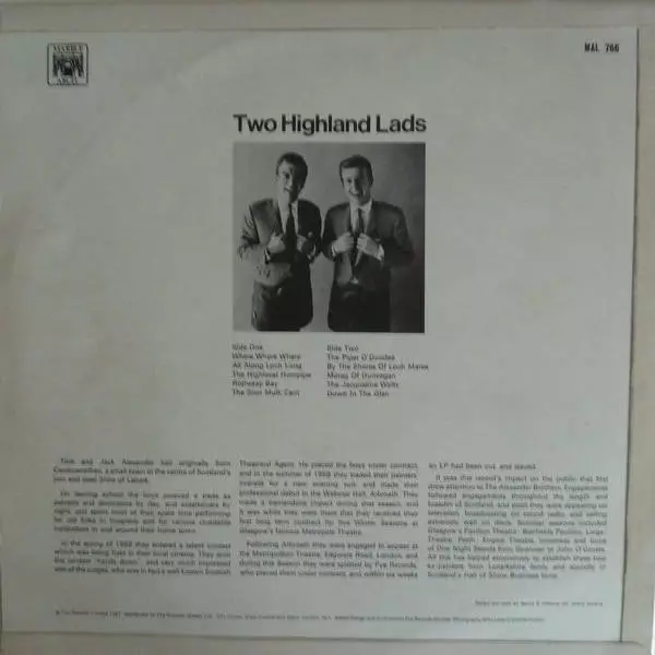 The Alexander Brothers - Two Highland Lads (Vinyl) 2