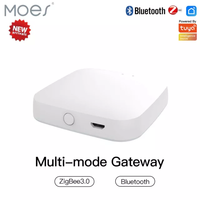 MOES Multi-Mode Smart Gateway ZigBee Bluetooth Mesh Hub via Alexa Google Home