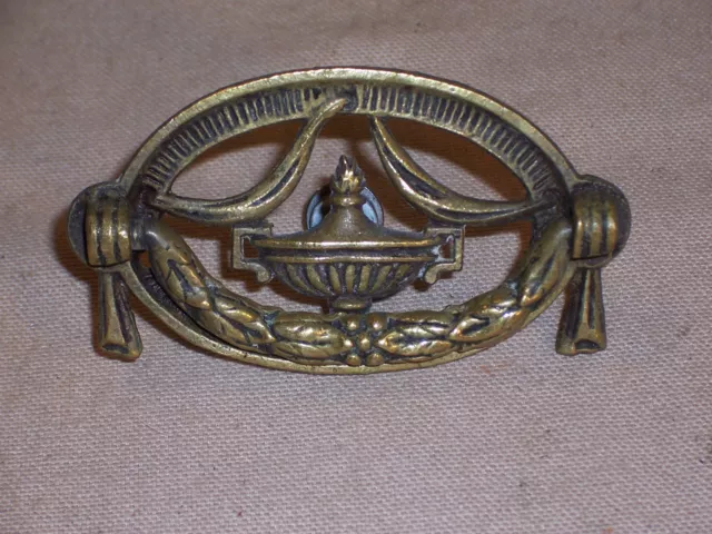 Antique Drawer Pull Handle Ornate Victorian Replacement Part Hardware Dresser