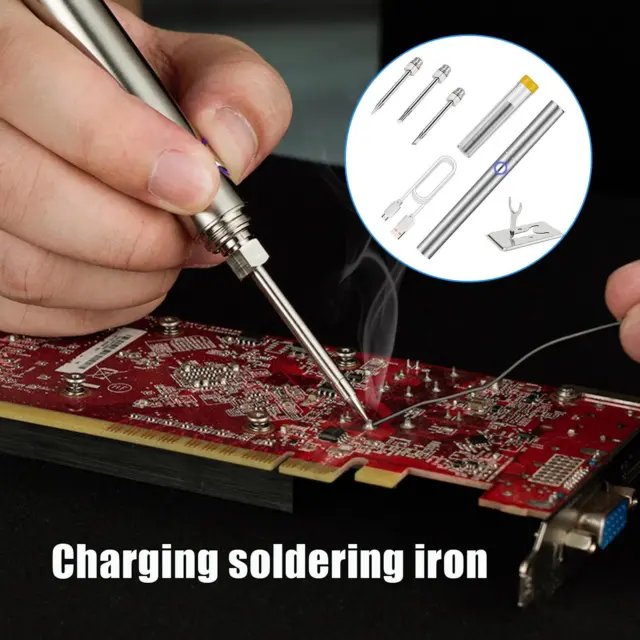 Mini Portable Wireless Charging Welding Tool Soldering Battery Iron N7U5