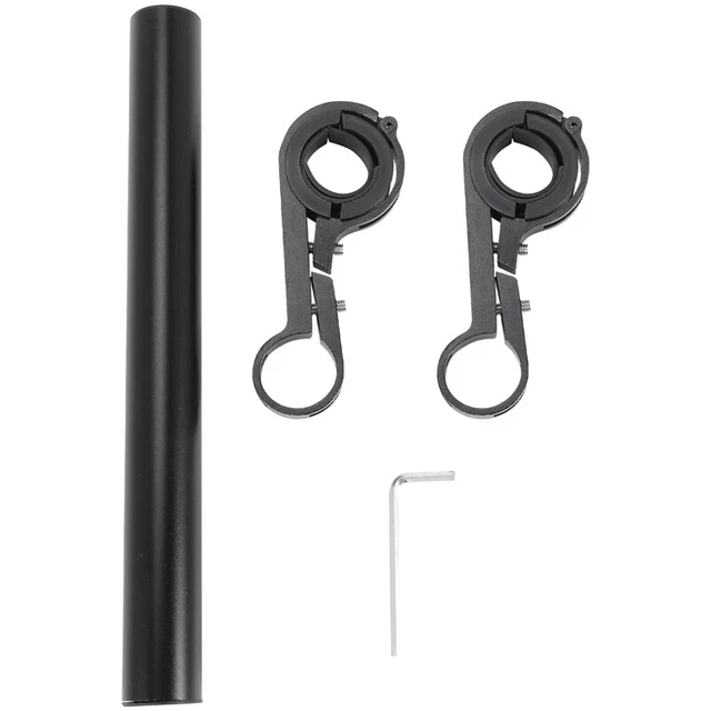 Rallonge De Guidon VTT 30 Cm En Alu - Support Pour Phare, Compteur, Etc.