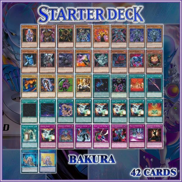 yugioh bakura structure deck YAMI DESTINY BOARD STARTER 42 Necrofear FINAL Duelist Kingdom $20.00 Structure Deck: Bakura - The