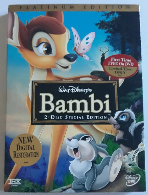 walt Disney's Bambi dvd platinum Edition 2 disc special