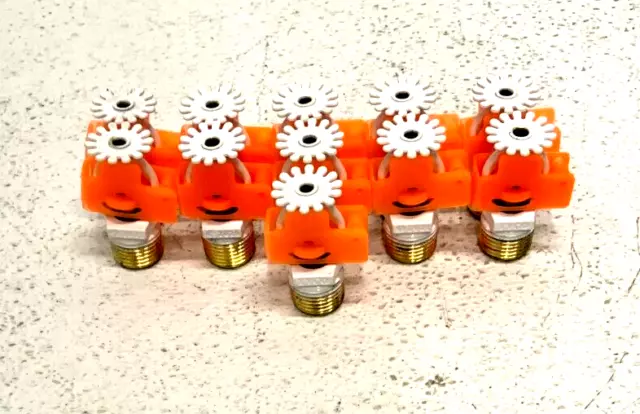 NEW Lot of 11 Tyco TY325 White Pendent Fire Sprinkler Head 1/2" 155F K5.6 SR 15C