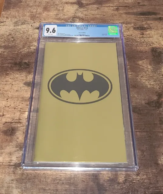 Batman #135/900 CGC 9.6 Graded Gold Foil Edition Variant Cover DC 2023