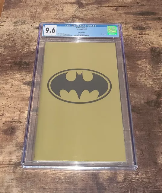 Batman #135/900 CGC 9.6 Graded Gold Foil Edition Variant Cover DC 2023