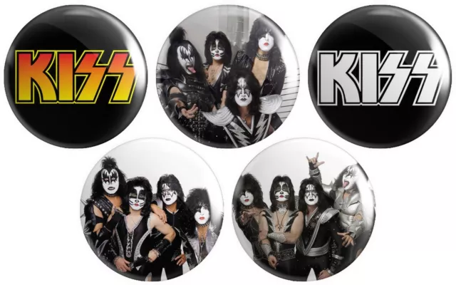 20 x Heavy Rock Bands BUTTON PIN BADGES 25mm 1 INCH | Various Artists Metal