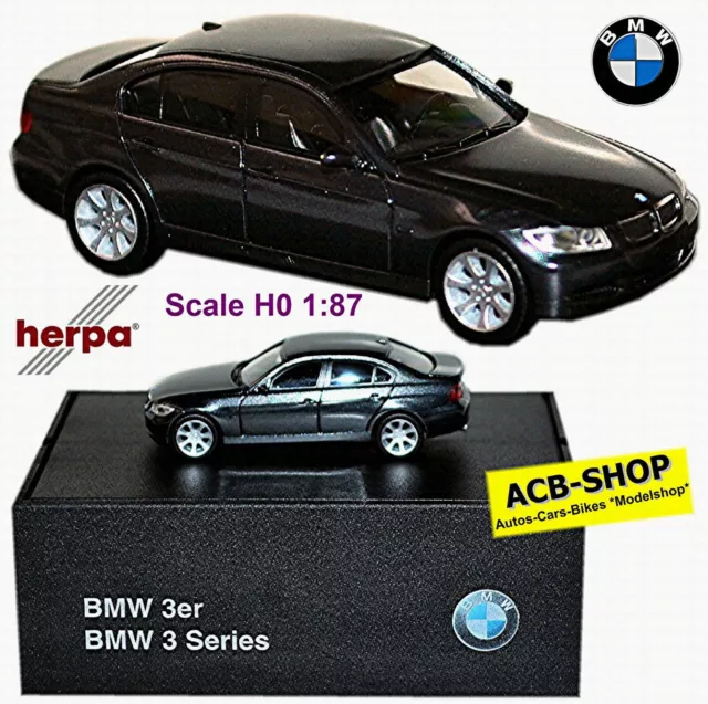 BMW 3er (F30), silber , Modellauto, Fertigmodell, Herpa 1:87