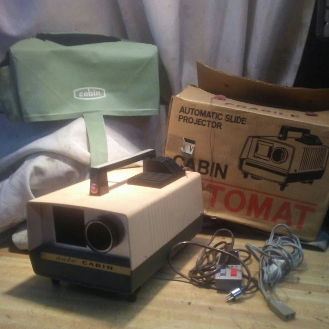 Projecteur De Diapositives CABIN Vintage - Années 1950 - Suisse - Portable