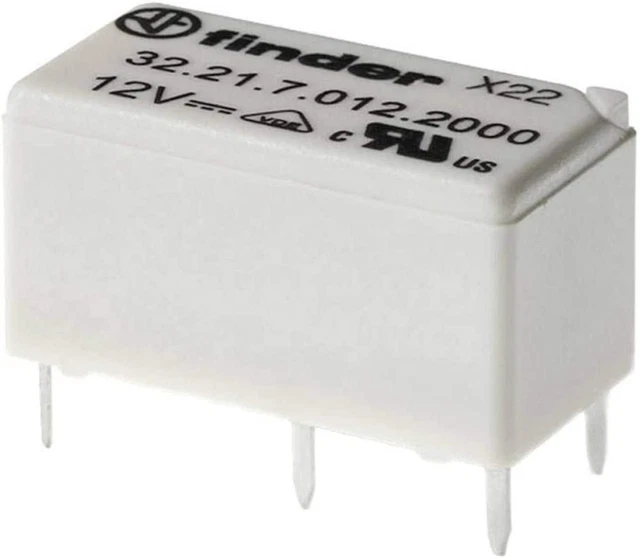 Finder Power Relay 32.21.7.005.2000 PCB Mount, 5V DC Coil, 6A, SPDT
