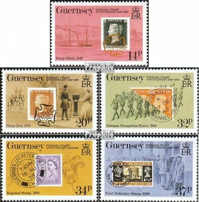 gb-Guernesey 487-491 (édition complète) neuf 1990 Timbres