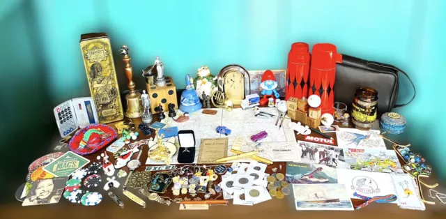 VINTAGE JUNK DRAWER LOT *SILVER*UNIQUE ITEMS*ESTATE JEWELRY*OLD COINS* And More!