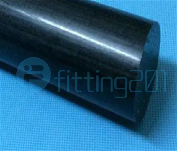 ONE NEW Nylon Polyamide PA Plastic Round Rod Stick Black 20mm x 250mm