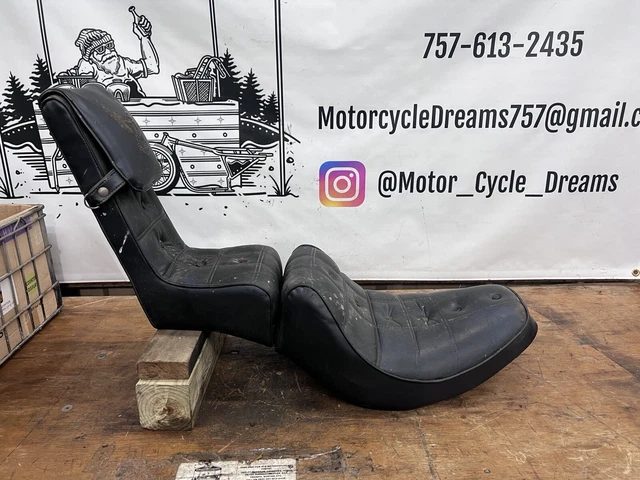 Harley Davidson FXWG Shovelhead Factory Accessory King Queen Seat FX Wide Glide