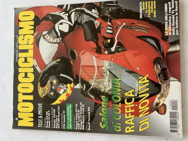 Motociclismo Novembre 1996 Honda Srl 650 Suzuki 250X Vespa Et4 125