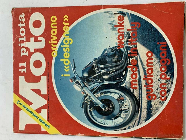 Il Pilota Moto 13 Dicembre 1973 Benelli 750 Sei