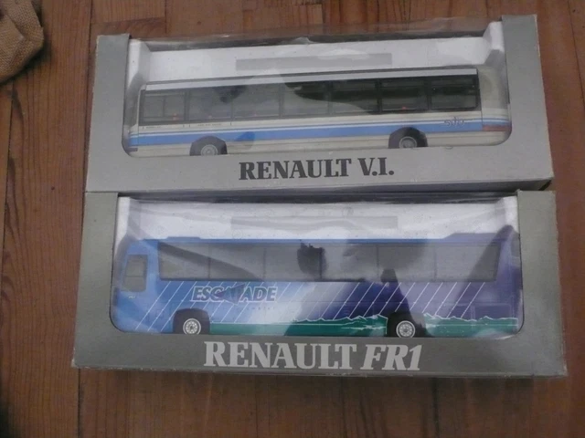 Autocar Renault FR1 1/43 – Louis Suber – Modèle Métal Blanc, Occasion (collection)