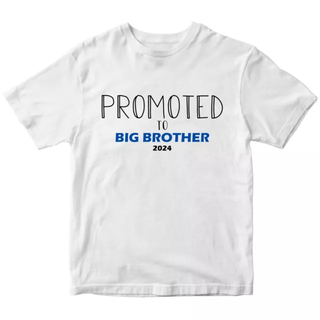 Kids Promoted To Big Brother 2024 Boys Baby Shower Party Announcement T-Shirt