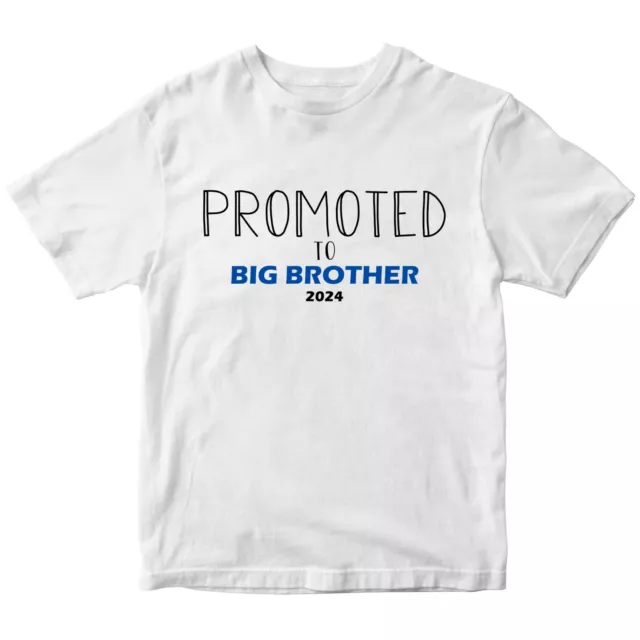 T-shirt annuncio baby shower festa bambini promoted to grande fratello 2024