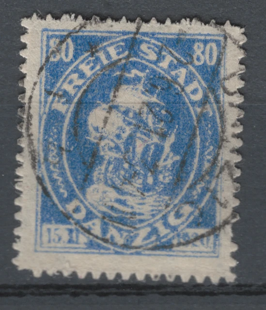 Briefmarke Freie Stadt Danzig MICHEL-Nr. 57 gestempelt