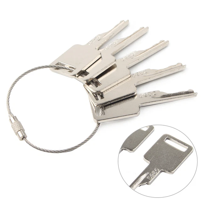 5PCS Ignition Keys D250 A77313 6693241 6709527 Fit For Bobcat Terex, Ditch-Witch