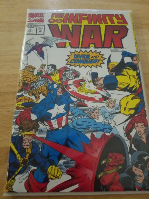 The Infinity War #2, Wrap Around Cover (Jul 1992, Marvel) NM