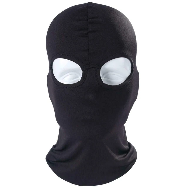 2 Hole Full Face Mask Ski Masks UV Protection Cap Balaclava Outdoor Tactical Hat
